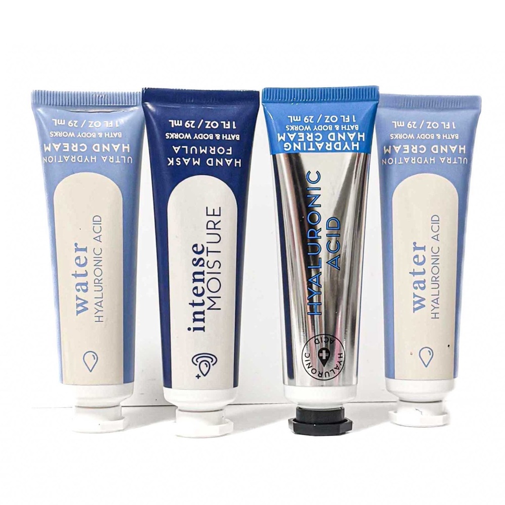 NEW - 4PC Bath & Body Works Hyaluronic Acid & Ultra Moisturizing Hand Care Set